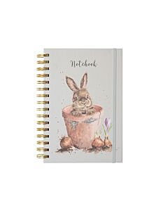 Wrendale Designs 'The Flower Pot' Rabbit Notebook